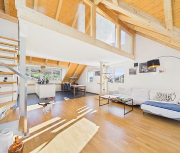 Einzigartige 4.5-Zimmer-Dachwohnung mit Galerie und Weitblick in Ka... - Photo 1