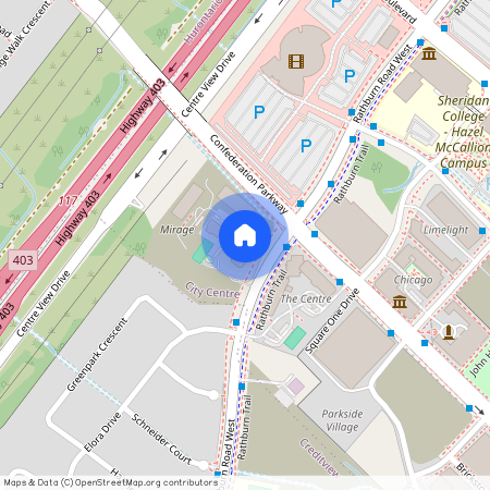 335 Rathburn Road #1705, Mississauga, City Centre