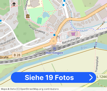 Blaustein-Herrlingen altersgerechte 2 1/2-Zi.-Penthouse zentrale La... - Foto 1