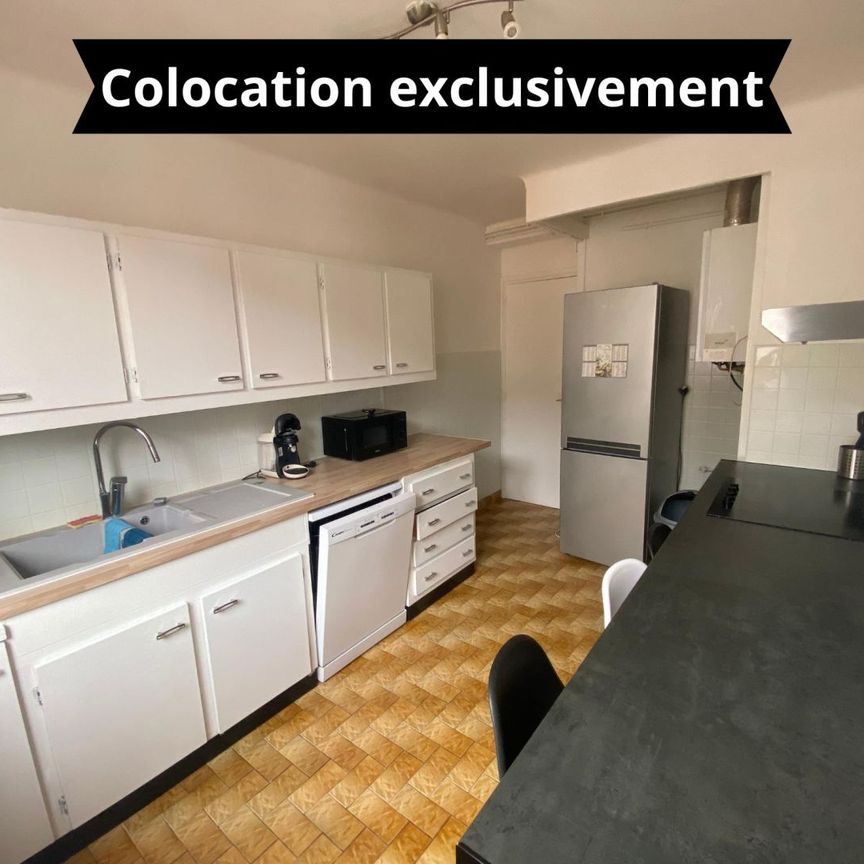 Chambre meublé -Appartement meublé de type 5 pour COLOCATION - Photo 1