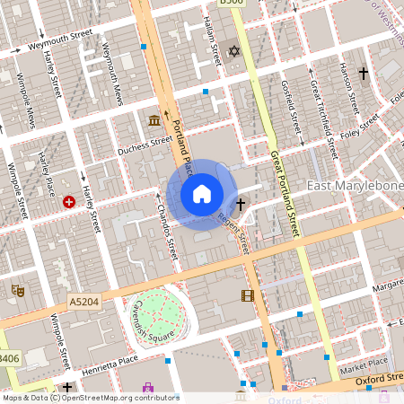 Portland Place, Fitzrovia, London, W1B