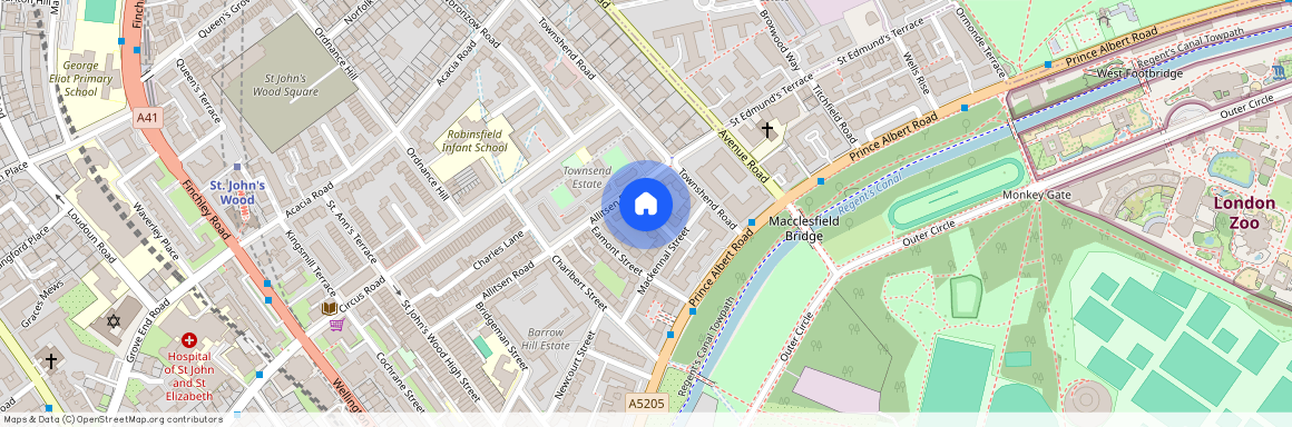 Shannon Pl, St John's Wood, London NW8 7DN, UK