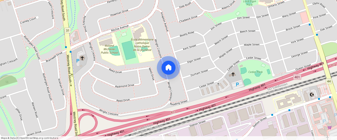 ** WRIGHT CRESCENT, Ajax, Central