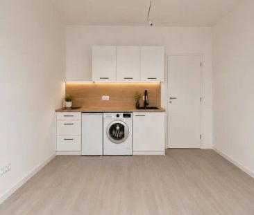 Moderní novostavba 1+kk, ve které budete prvním nájemníkem - Fotografie 1