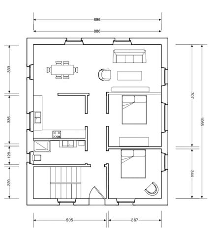 3.5 Zimmer, 80 m², EG - Foto 2