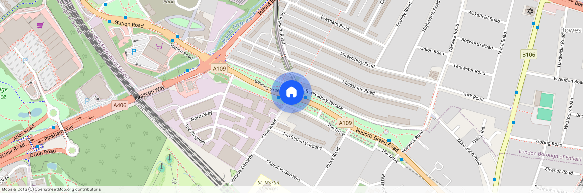 Cline Road, London, Bounds Green