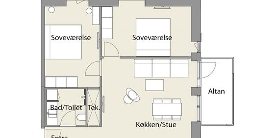 På 1. sal finder du denne lyse - Photo 3