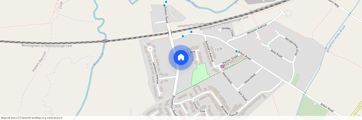 Broughton Road, Croft, Leicester
