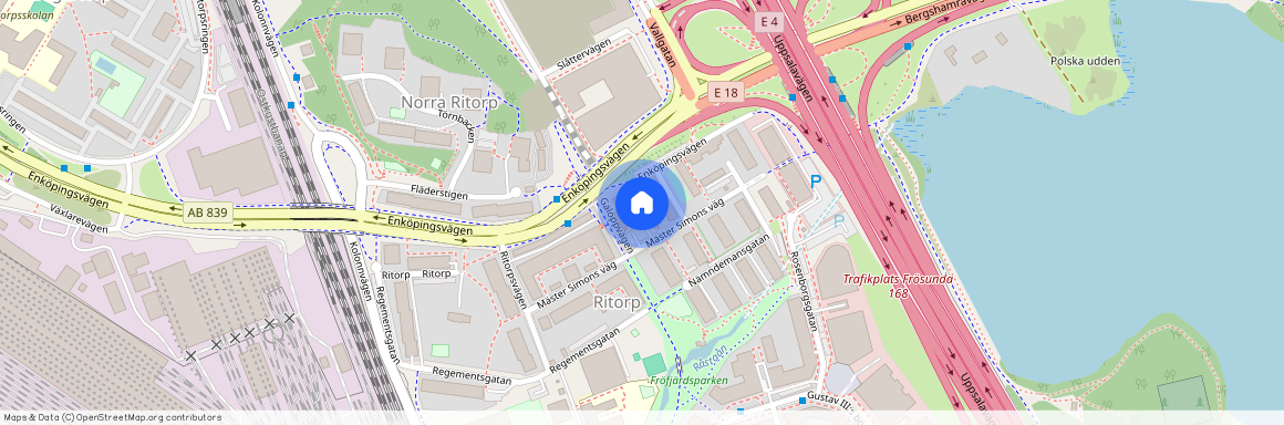 Mäster Simons väg, Solna