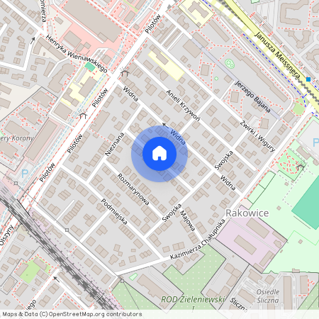 ul. Wiejska, Rakowice, Prądnik Czerwony, Kraków, małopolskie