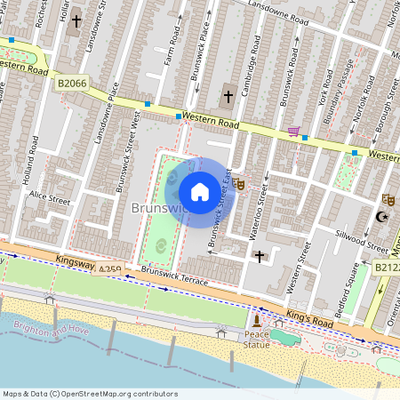 Brunswick Square, Hove BN3 1EH