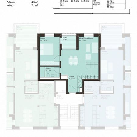 2.5-room apartment for rent in Ballwil - Foto 4