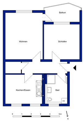 Moderne Wohnung mit viel Platz - Foto 1