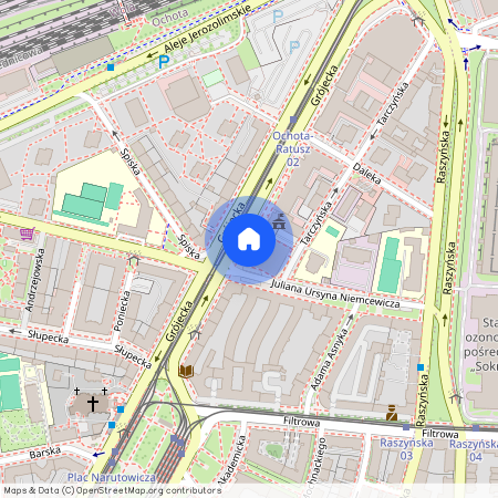 ul. Grójecka, Filtry, Ochota, Warszawa, mazowieckie