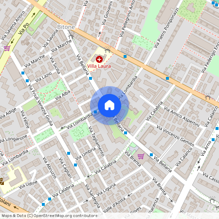 Via Bellaria, Bologna, Emilia-Romagna 40139