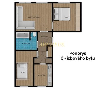 PRENÁJOM 3 - IZBOVÝ BYT , HUMENNÉ, MIEROVÁ – Fotografia 6