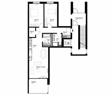 Attraktive 3.5 Zimmerwohnung an zentraler und naturnaher Lage - Photo 1