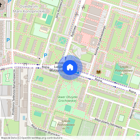 ul. Rojna, Teofilów, Bałuty, Łódź, łódzkie