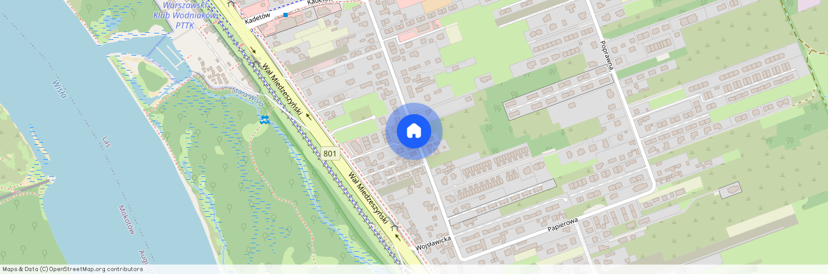 ul. Wał Miedzeszyński, Las, Wawer, Warszawa, mazowieckie