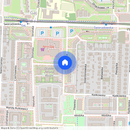 ul. Strońska, Gaj, Krzyki, Wrocław, dolnośląskie