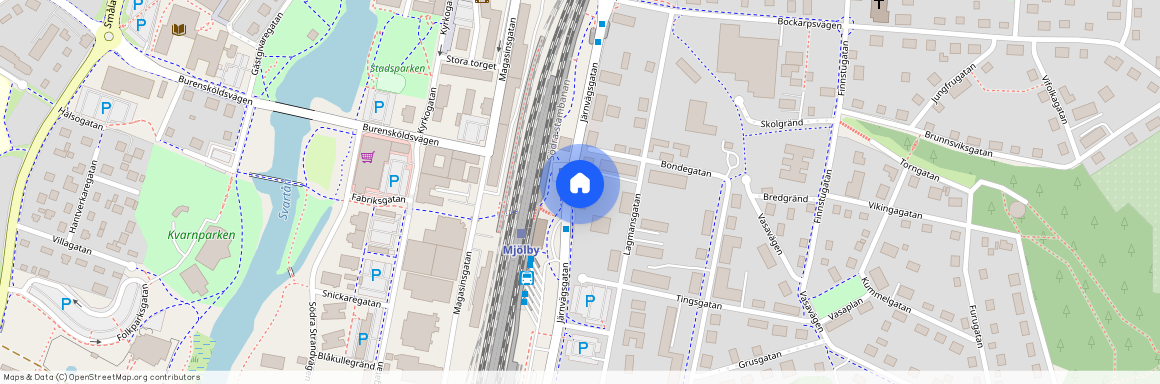 Östergötlands län, Mjölby, Järnvägsgatan 22