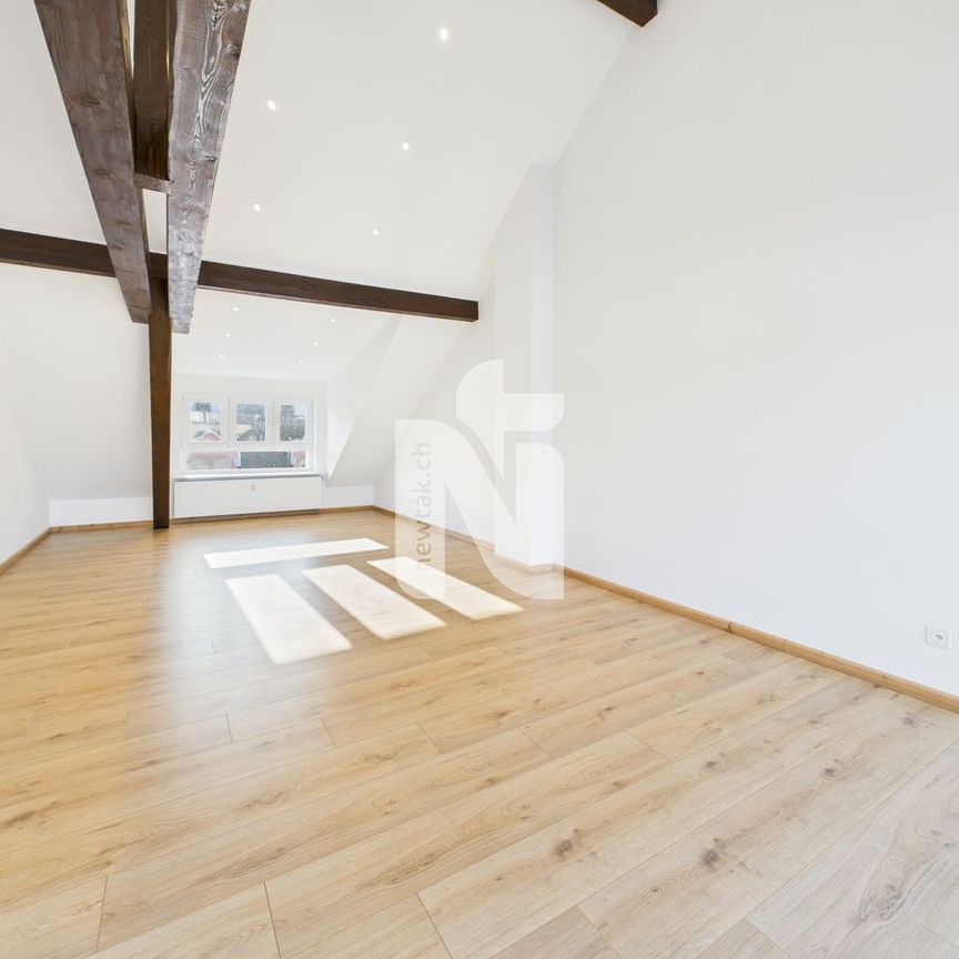 Charming 4.5-Zimmer-Attikawohnung with large balcony and direct lift access – over the rooftops of Basel - Photo 1