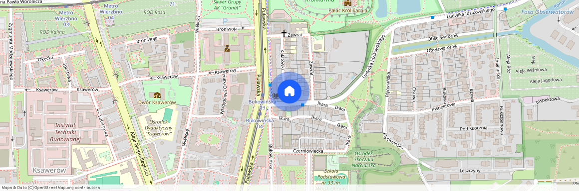 Warszawa Mokotów Ksawerów