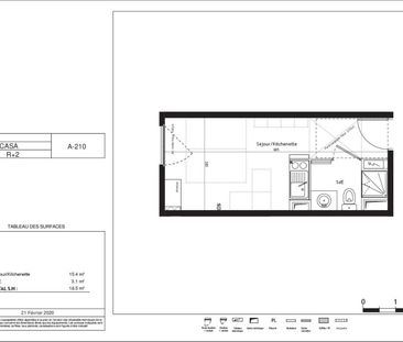 Location Appartement 1 pièce 18m² MONTPELLIER 34000 - Photo 1