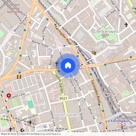 Saffron Hill, Clerkenwell