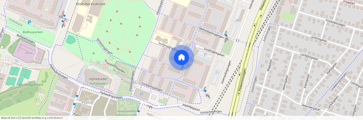 Snödroppsgatan 42, Holma