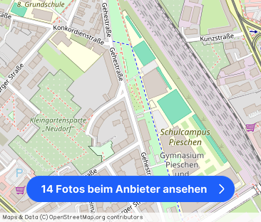 Pieschen, im Hochparterre: Wanne + Laminat - Foto 1