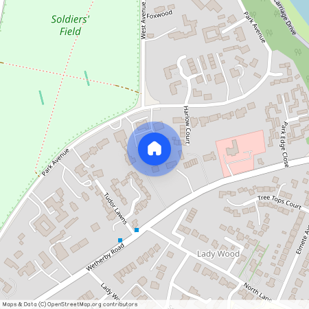 Park Avenue, Roundhay, Leeds, West Yorkshire, UK, LS8