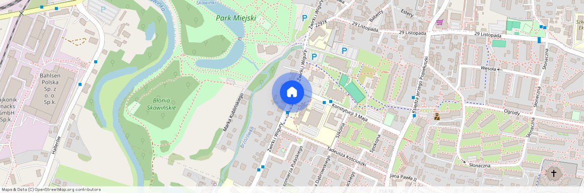 Żwirki i Wigury, Krakowski (pow.), Skawina (gm.), Skawina