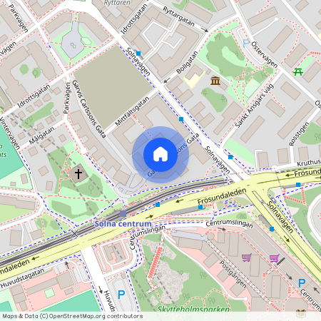 Garvis Carlssons Gata, Solna