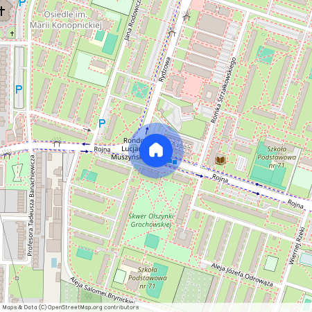 ul. Rojna, Teofilów, Bałuty, Łódź, łódzkie