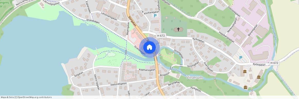 Strandvägen, Virserum