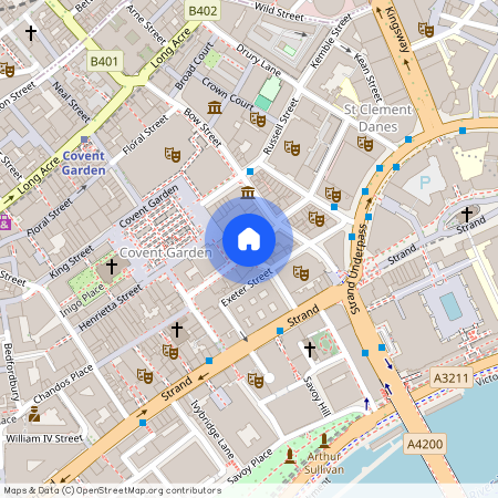 Tavistock Street, Covent Garden, WC2E, London