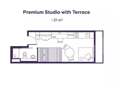 Premium Studio With Terrace - Photo 4
