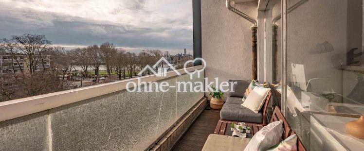 Penthouse-Zimmer der Extraklasse – 24 m2, Panorama-Südfront, Balkon & Design in Köln-Deutz - Photo 1