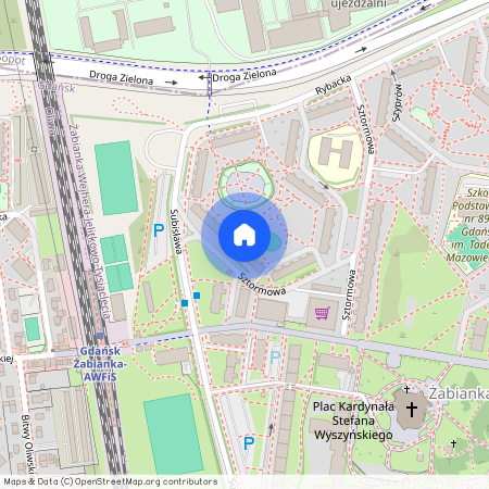 ul. Sztormowa, Żabianka, Gdańsk, pomorskie