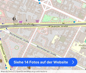 Nähe zur Oberbaumbrücke in X-Berg, kreative Erdgeschosswhg. mit Ter... - Foto 1