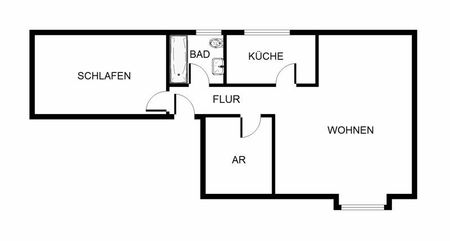 Schnuckelige Wohnung unter'm Dach - mit Einbauküche - Foto 3