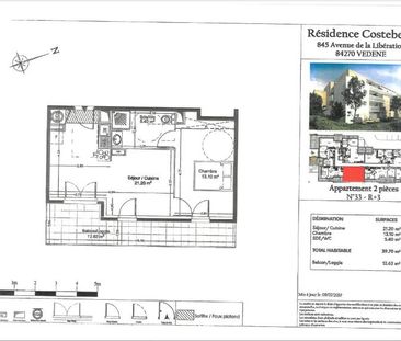 Location Appartement 2 pièces 39m² VEDENE 84270 - Photo 3