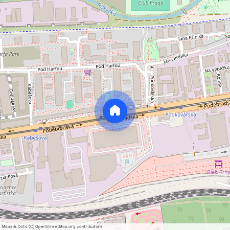 Poděbradská, Praha 9 - Vysočany