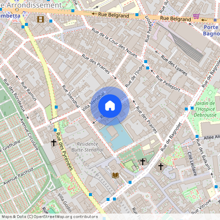 Building Rue Lisfranc - evengestion - 1045007 - PAR, Rue Lisfranc, Paris