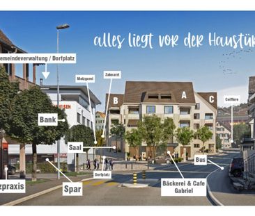 4.5-Zimmer-Dachmaisonettewohnung in Benken - Foto 5