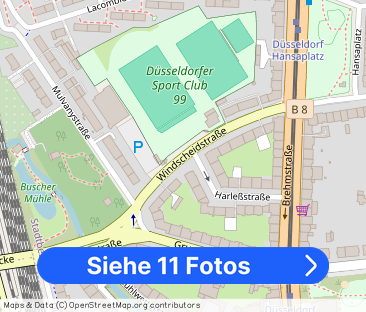 Wunderschöne, möblierte 3-Zimmer-Wohnung mit Balkonen in Düsseldorf... - Foto 1