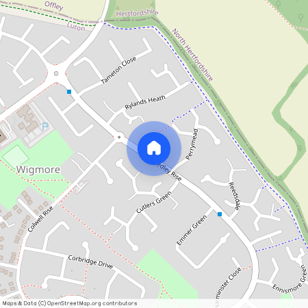 Hedley Rise - Wigmore - Luton - Bed House, LU2