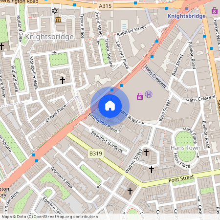 Hans Road, Knightsbridge, London, SW3