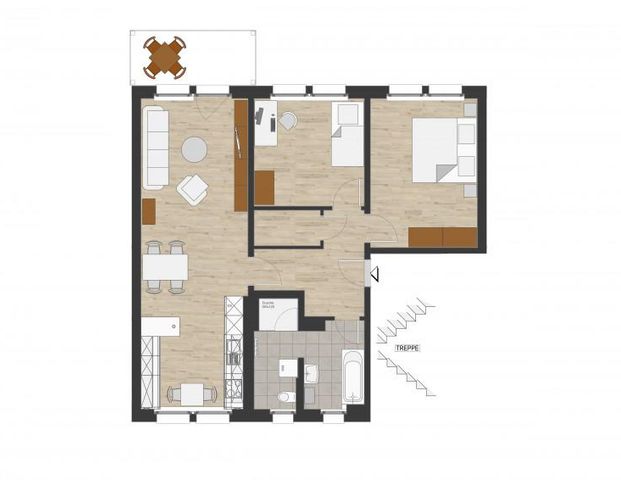 Wunderschöne 3-Raumwohnung mit Fußbodenheizung in bester Lage zu vermieten - Photo 1